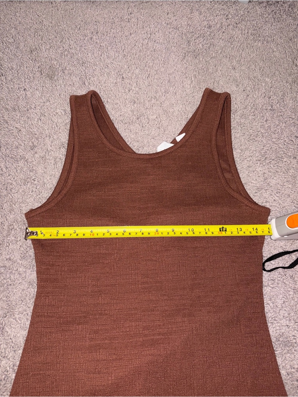 Roxy Sleeveless Brown Knit Bodycon Dress - Picture 5 of 7